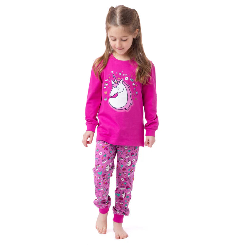 Pyjama bébé Bébé Fille Fuchsia