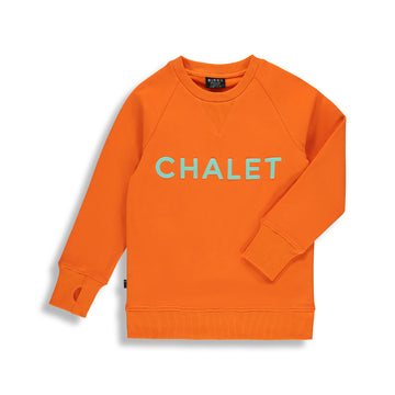 CHANDAIL CHALET |ORANGE FLUO| ENFANTS